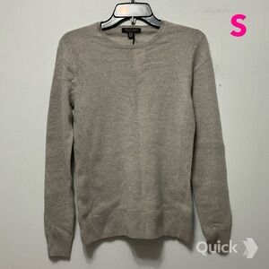 S - NWT SAKS FIFTH Avenue Cashmere Sweater in Gray